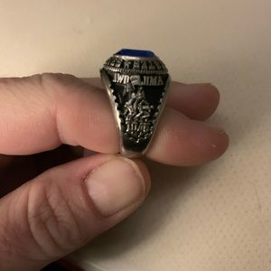 Marines ring with Sapphire stone